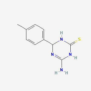 4-Amino-6-(4-methylphenyl)-1,6-dihydro-1,3,5-triazine-2-thiol