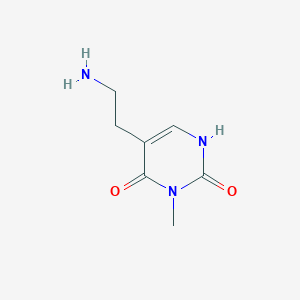 5-(2-aminoethyl)-6-hydroxy-1-methylpyrimidin-2(1H)-one