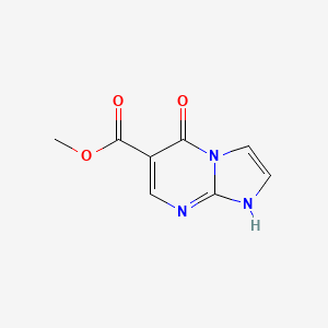 molecular formula C8H7N3O3 B1293125 Methyl 5-oxo-1,5-dihydroimidazo[1,2-a]pyrimidine-6-carboxylate CAS No. 1018125-57-9