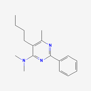 5-Butyl-N,N,6-trimethyl-2-phenylpyrimidin-4-amine