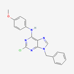 9-Benzyl-2-chloro-N-(4-methoxyphenyl)-9H-purin-6-amine