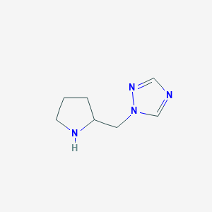 1-(pyrrolidin-2-ylmethyl)-1H-1,2,4-triazole