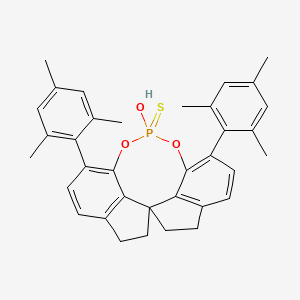 12-hydroxy-12-sulfanylidene-1,10-bis(2,4,6-trimethylphenyl)-4,5,6,7-tetrahydroiindeno[7,1-de:1',7'-fg][1,3,2]dioxaphosphocine