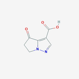 4-Oxo-5,6-dihydro-4H-pyrrolo[1,2-b]pyrazole-3-carboxylic acid