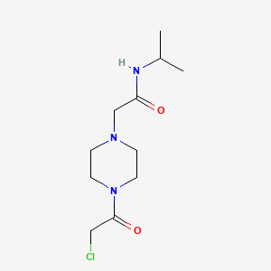 2-(4-(2-Chloroacetyl)piperazin-1-yl)-N-isopropylacetamide