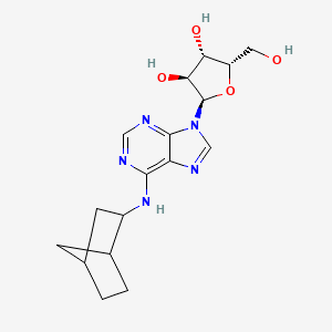 (2R,3S,4S,5S)-2-(6-(Bicyclo[2.2.1]heptan-2-ylamino)-9H-purin-9-yl)-5-(hydroxymethyl)tetrahydrofuran-3,4-diol