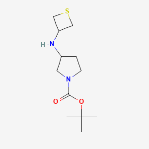 tert-Butyl 3-(thietan-3-ylamino)pyrrolidine-1-carboxylate