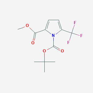 1-(tert-Butyl) 2-methyl 5-(trifluoromethyl)-1H-pyrrole-1,2-dicarboxylate