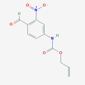 Allyl (4-formyl-3-nitrophenyl)carbamate