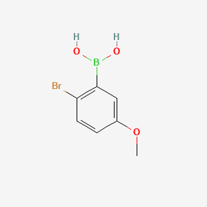 molecular formula C7H8BBrO3 B1293152 2-Bromo-5-methoxyphenylboronic acid CAS No. 89694-44-0