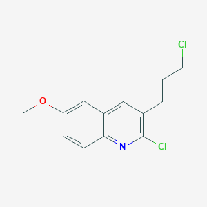 B129316 2-Chloro-3-(3-chloropropyl)-6-methoxyquinoline CAS No. 159383-57-0