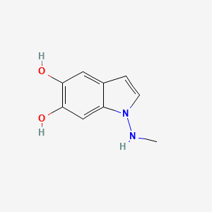 1-(Methylamino)-1H-indole-5,6-diol