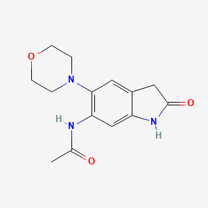 N-[5-(Morpholin-4-yl)-2-oxo-2,3-dihydro-1H-indol-6-yl]acetamide