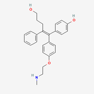 (Z)-4-(5-Hydroxy-1-(4-(2-(methylamino)ethoxy)phenyl)-2-phenylpent-1-en-1-yl)phenol