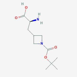 (S)-2-Amino-3-(1-(tert-butoxycarbonyl)azetidin-3-yl)propanoic acid