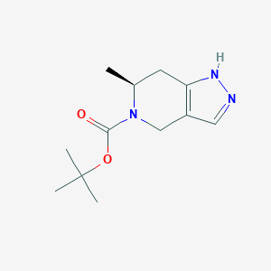 tert-Butyl (S)-6-methyl-2,4,6,7-tetrahydro-5H-pyrazolo[4,3-c]pyridine-5-carboxylate