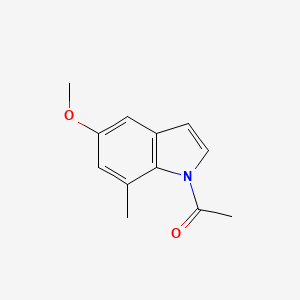 1-(5-Methoxy-7-methyl-1H-indol-1-yl)ethan-1-one