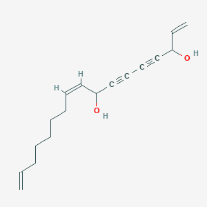 1,9Z,16-heptadecatrien-4,6-diyn-3,8-diol