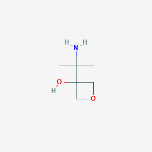 3-(2-Aminopropan-2-yl)oxetan-3-ol