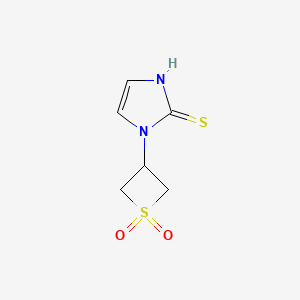 3-(2-Mercapto-1H-imidazol-1-yl)thietane 1,1-dioxide