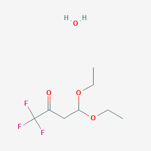 4,4-Diethoxy-1,1,1-trifluorobutan-2-one hydrate