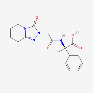 (R)-2-(2-(3-Oxo-5,6,7,8-tetrahydro-[1,2,4]triazolo[4,3-a]pyridin-2(3H)-yl)acetamido)-2-phenylpropanoic acid