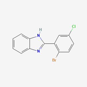 2-(2-Bromo-5-chlorophenyl)-1H-benzo[d]imidazole