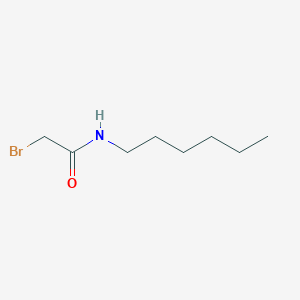 molecular formula C8H16BrNO B12931747 2-Bromo-n-hexylacetamide CAS No. 5439-32-7