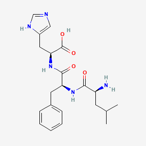 L-Leucyl-L-phenylalanyl-L-histidine