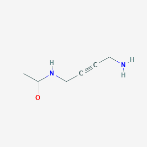 N-(4-Aminobut-2-yn-1-yl)acetamide