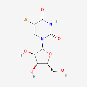 5-Bromo-1-((2R,3S,4S,5R)-3,4-dihydroxy-5-(hydroxymethyl)tetrahydrofuran-2-yl)pyrimidine-2,4(1H,3H)-dione