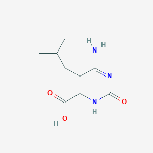 6-Amino-5-(2-methylpropyl)-2-oxo-2,3-dihydropyrimidine-4-carboxylic acid