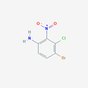 molecular formula C6H4BrClN2O2 B1293189 4-Bromo-3-chloro-2-nitroaniline CAS No. 1000573-99-8