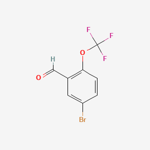 molecular formula C8H4BrF3O2 B1293190 5-Bromo-2-(trifluoromethoxy)benzaldehyde CAS No. 923281-52-1