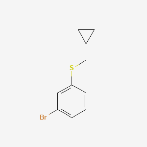 molecular formula C10H11BrS B1293191 1-Bromo-3-(cyclopropylmethyl)thiobenzene CAS No. 1000576-47-5
