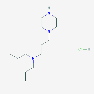 3-(Piperazin-1-yl)-N,N-dipropylpropan-1-amine hydrochloride