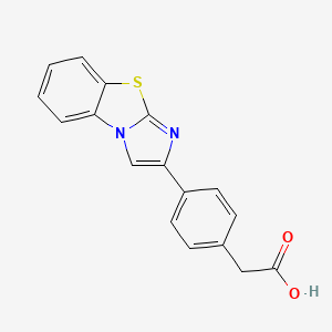 (4-Imidazo(2,1-b)(1,3)benzothiazol-2-ylphenyl)acetic acid