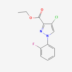 Ethyl 4-chloro-1-(2-fluorophenyl)-1H-pyrazole-3-carboxylate