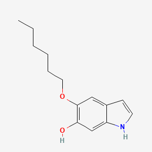 5-(Hexyloxy)-1H-indol-6-ol