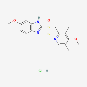 5-Methoxy-2-(((4-methoxy-3,5-dimethylpyridin-2-yl)methyl)sulfonothioyl)-1H-benzo[d]imidazole hydrochloride