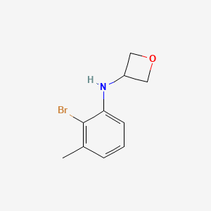 N-(2-Bromo-3-methylphenyl)oxetan-3-amine