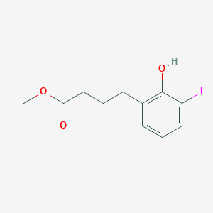 Methyl 4-(2-hydroxy-3-iodophenyl)butanoate