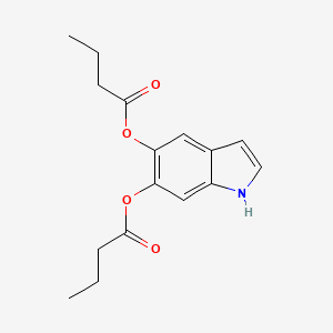 1H-Indole-5,6-diyl dibutyrate