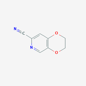 2,3-Dihydro-[1,4]dioxino[2,3-c]pyridine-7-carbonitrile