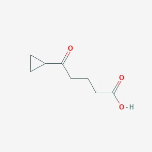 molecular formula C8H12O3 B1293228 5-Cyclopropyl-5-oxovaleric acid CAS No. 898766-87-5