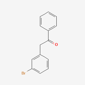 molecular formula C14H11BrO B1293243 2-(3-溴苯基)苯乙酮 CAS No. 27798-44-3