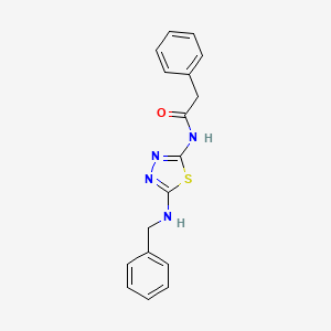 N-(5-(Benzylamino)-1,3,4-thiadiazol-2-yl)-2-phenylacetamide