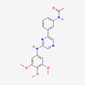 Acetamide, N-[3-[6-[(3,4,5-trimethoxyphenyl)amino]pyrazinyl]phenyl]-