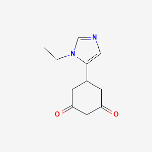 5-(1-Ethyl-1H-imidazol-5-yl)cyclohexane-1,3-dione