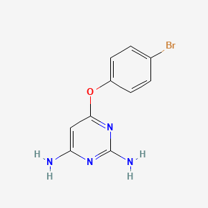 6-(4-Bromophenoxy)pyrimidine-2,4-diamine